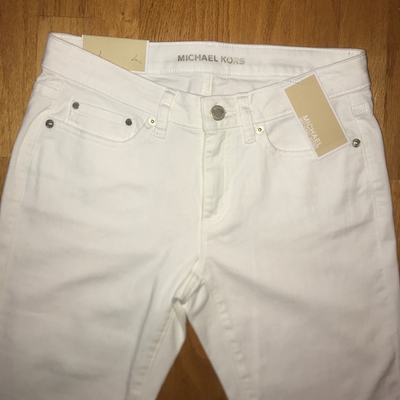 Michael Kors cropped flare white jeans - Picture 6 of 6